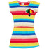 Little Girls Multi Color Rainbow Stripes Umbrella Polo Dress 24M-8 - SophiasStyle.com